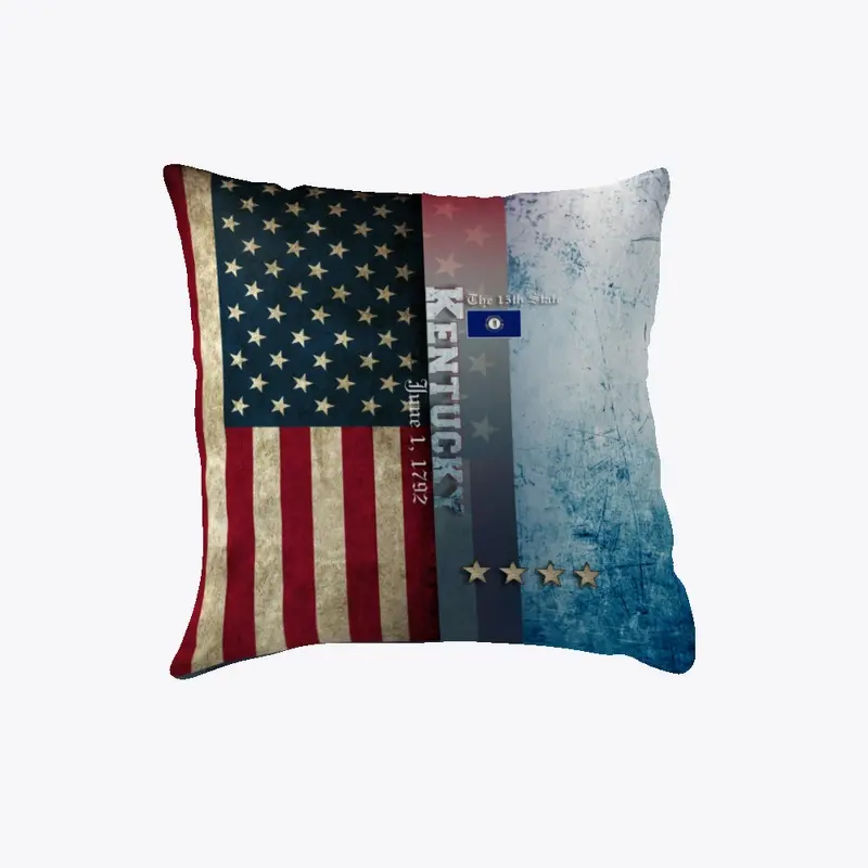 State of Kentucky Flag Pillow